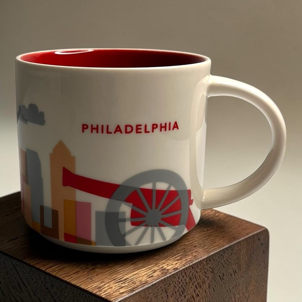 Starbucks Philadelphia Pennsylvania You are Here Series Coffee Tea Mug Cup  14oz
